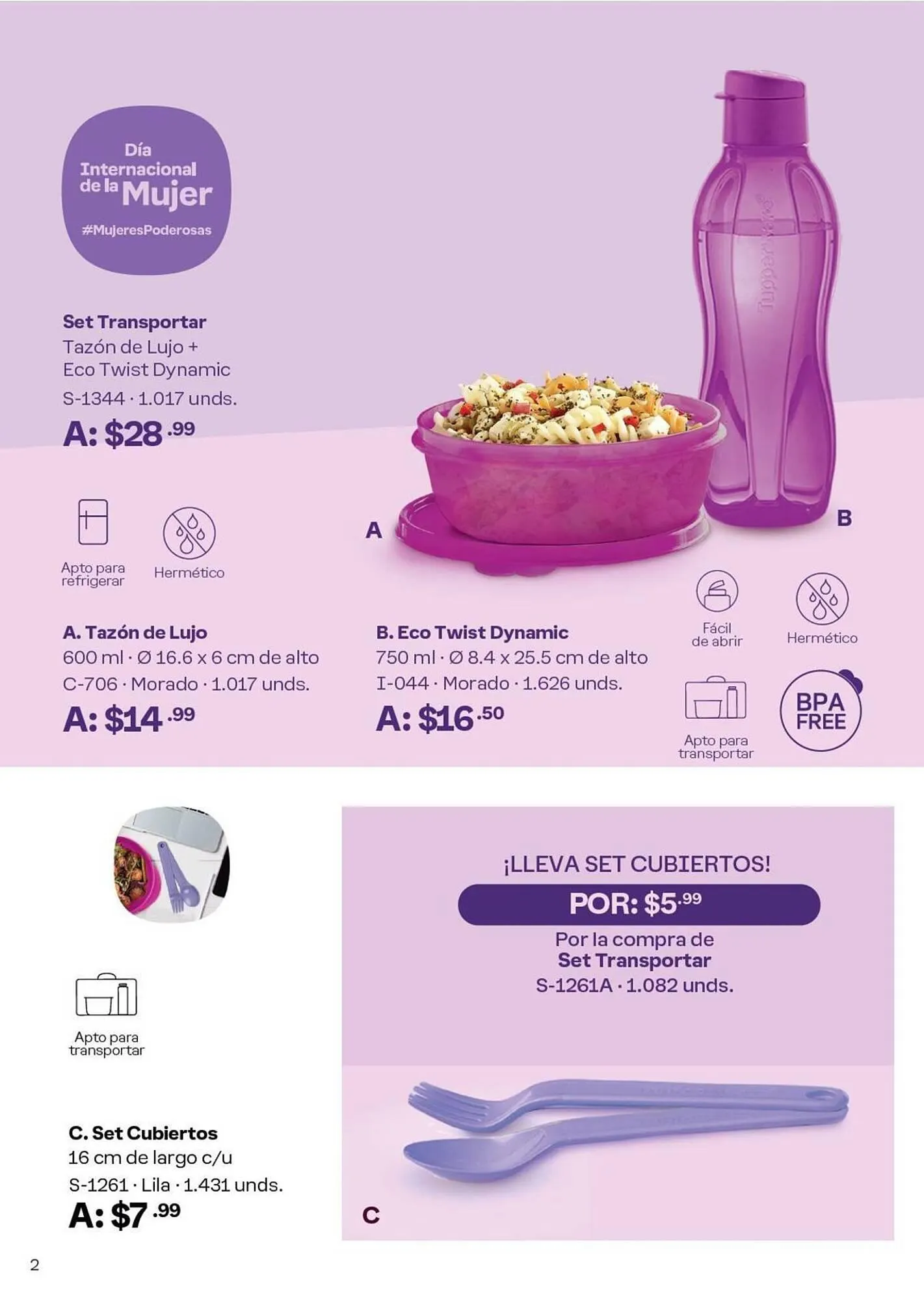 Catalogo de Catálogo Tupperware 24 de febrero al 22 de marzo 2024 - Pag 12