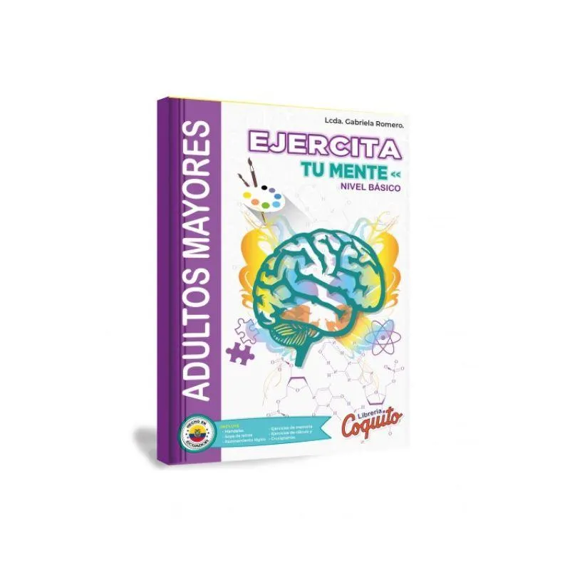 Libro De Actividades - Ejercita Tu Mente - Adultos Mayores