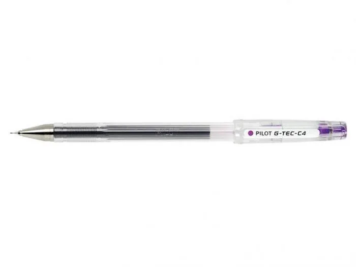 Bolígrafo Gel Punta Extra Fina Acero Bl-Gc4 Violeta