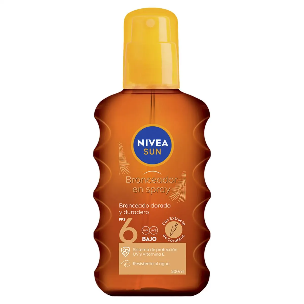Bronceador en Spray Nivea Sun FPS6 - 200 ml