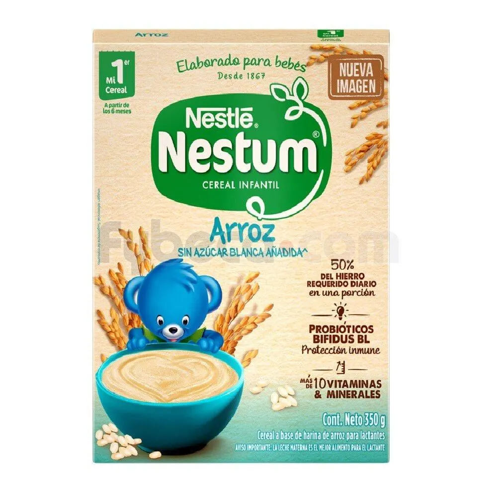 Cereal Nestum Arroz Caja 350G.