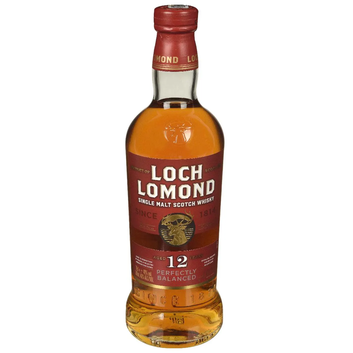 Whisky Single Malt Loch Lomond 12 Años 700ml 