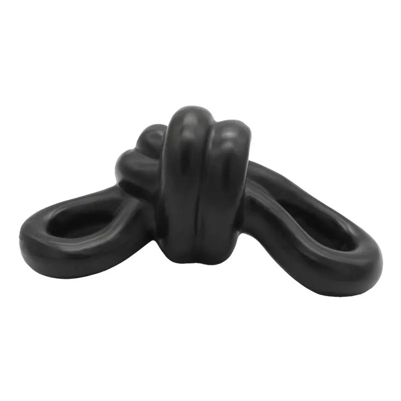 Adorno Cerámica Diseño de Soga 8x24cm Oro