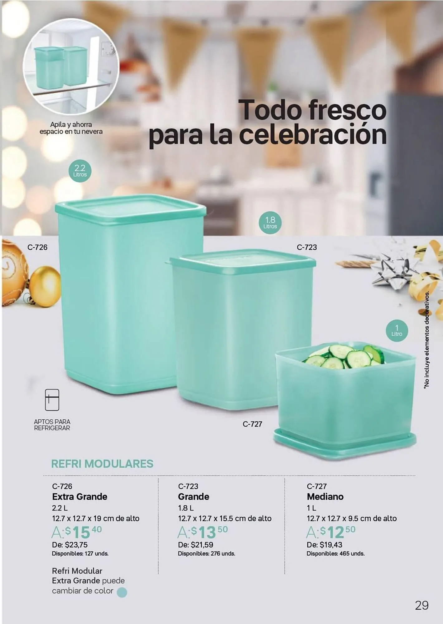 Catalogo de Catálogo Tupperware 24 de noviembre al 31 de diciembre 2023 - Pag 21