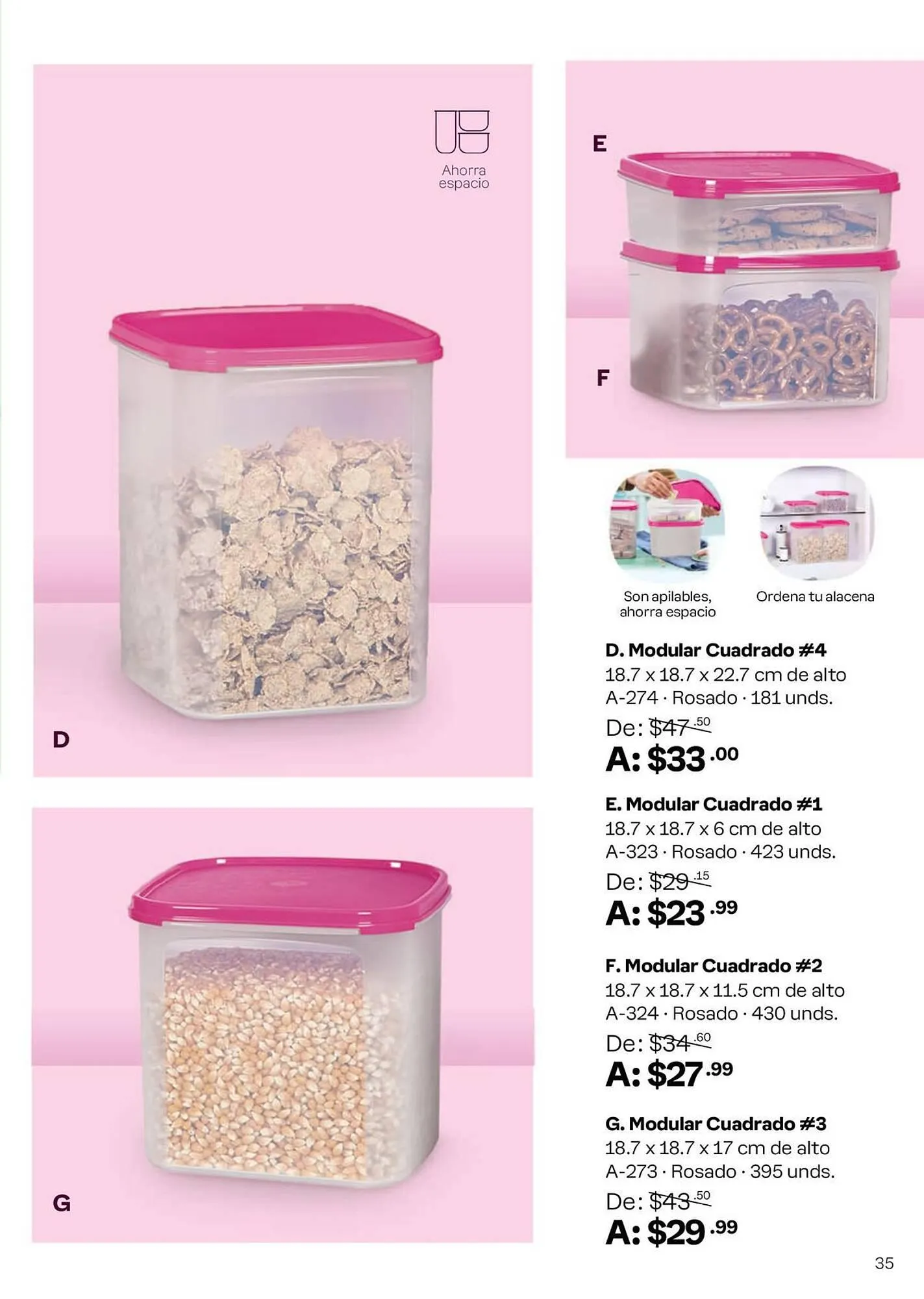 Catalogo de Catálogo Tupperware 30 de enero al 23 de febrero 2024 - Pag 35