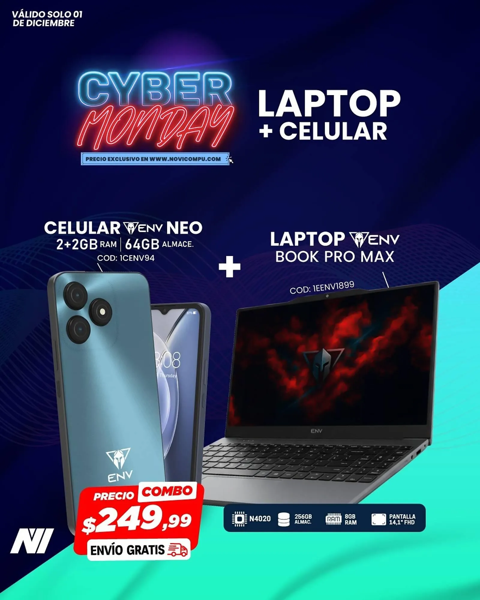 Catalogo de Catálogo Novicompu 1 de diciembre al 7 de diciembre 2025 - Pag 2