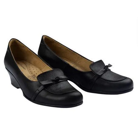 Zapato Dama Gino Farrany Ejecutivo Magnolia Negro - Varias Tallas