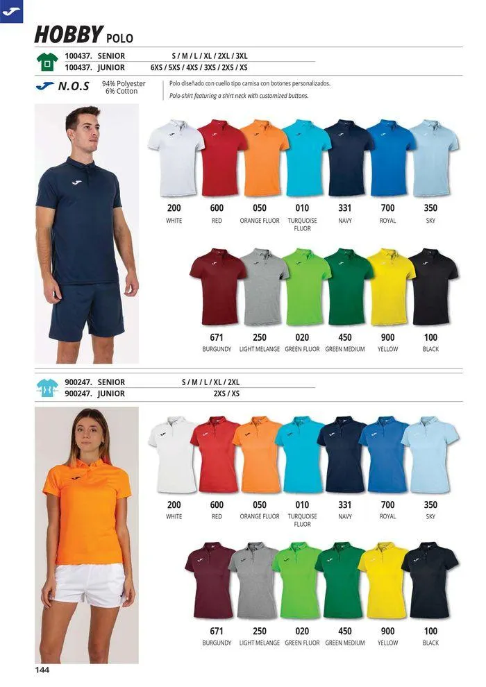 Catalogo de Teamwear Collection 2024  8 de mayo al 31 de diciembre 2024 - Pag 144