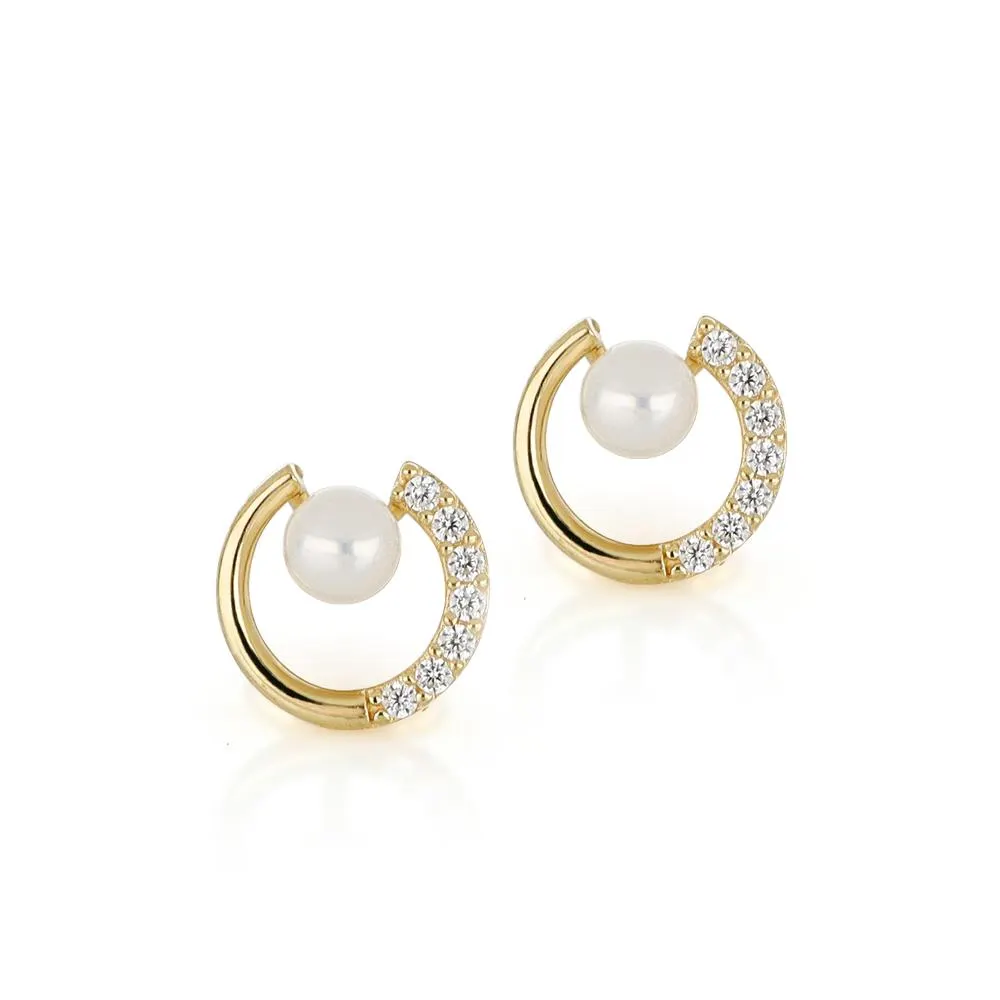 ARETES DE MEDIA LUNA COLECCIÓN BASICS