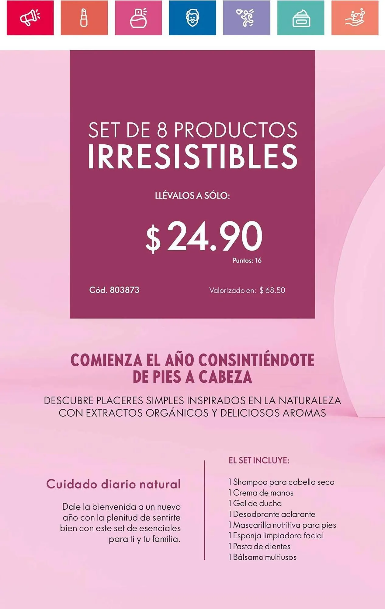 Catalogo de Catálogo Oriflame 30 de diciembre al 17 de enero 2025 - Pag 128