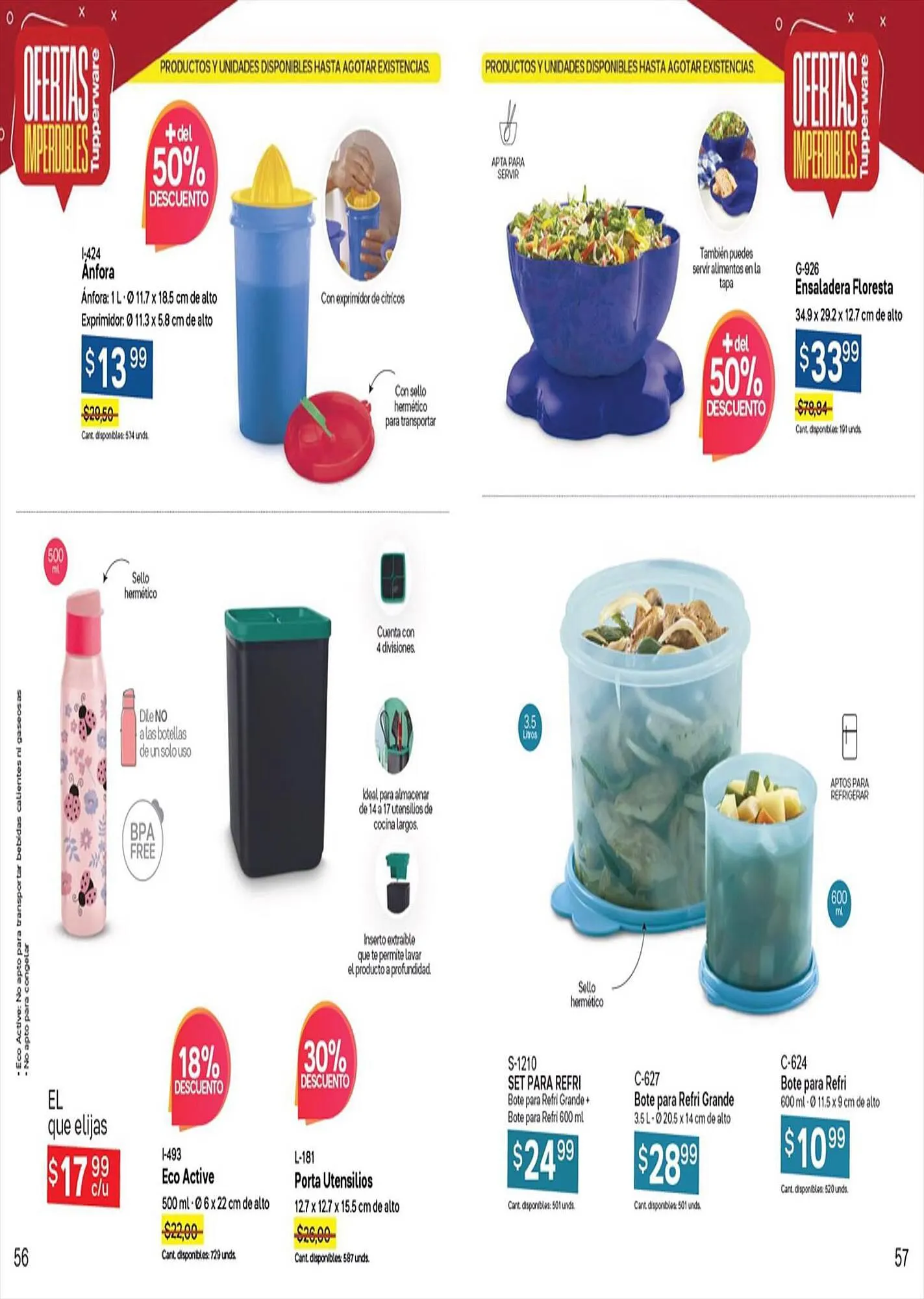 Catalogo de Catálogo Tupperware 10 de julio al 31 de julio 2023 - Pag 56