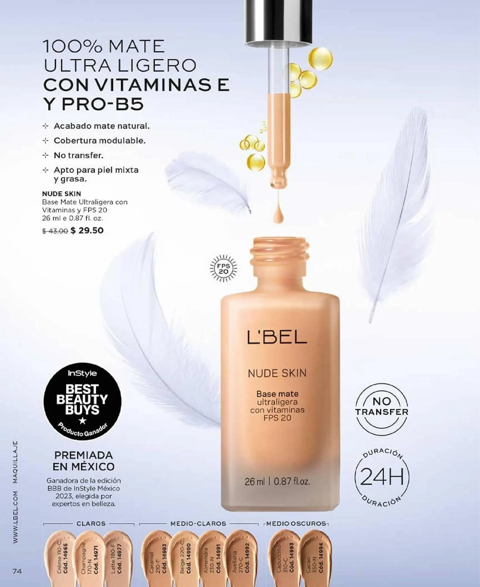 Catalogo de Catálogo L'bel 26 de febrero al 15 de abril 2024 - Pag 71