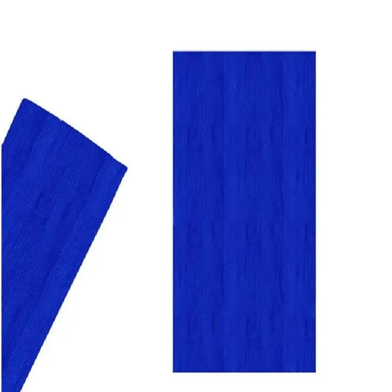 Papel Crepe Azul 50cmx2m