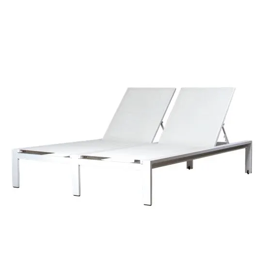 Tumbona Doble Ocean | Blanco