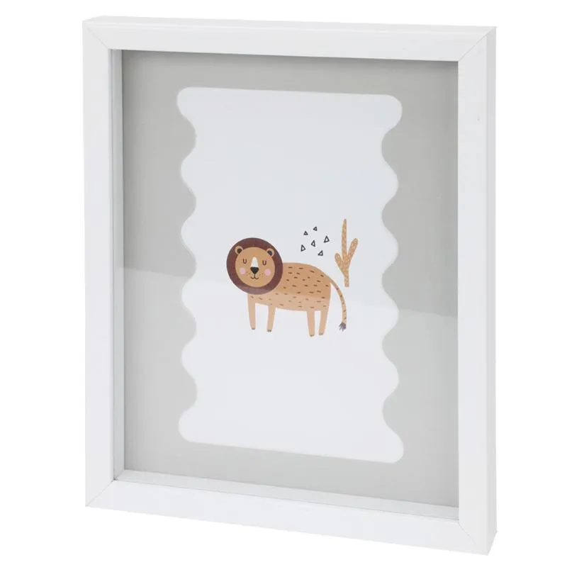 Cuadro Decorativo Jungle Blanco 22.5x30cm