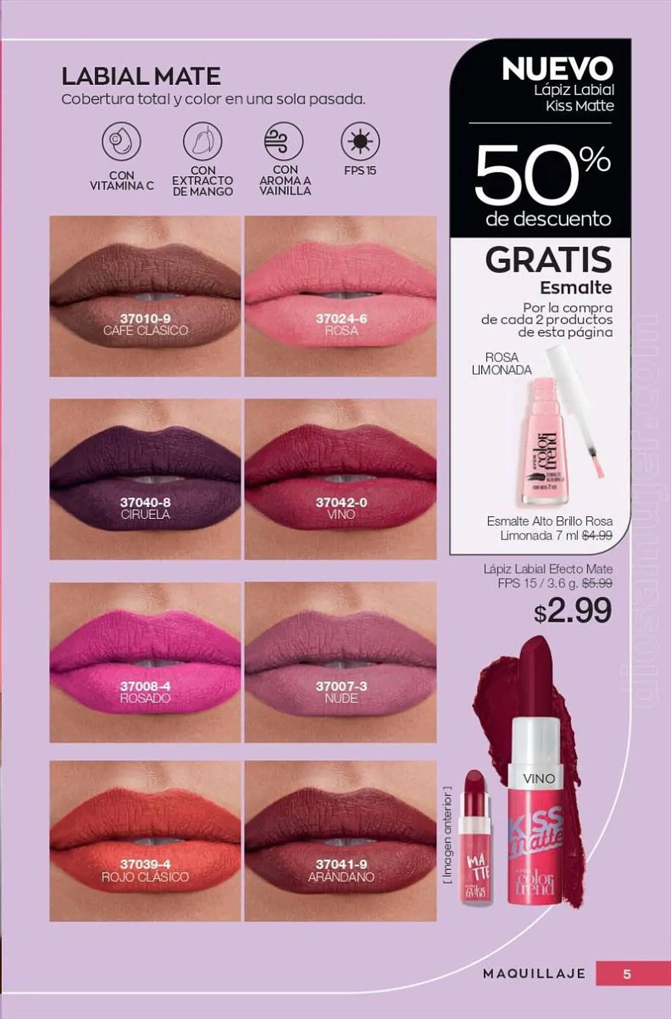 Catalogo de Catálogo AVON 31 de agosto al 2 de septiembre 2023 - Pag 5