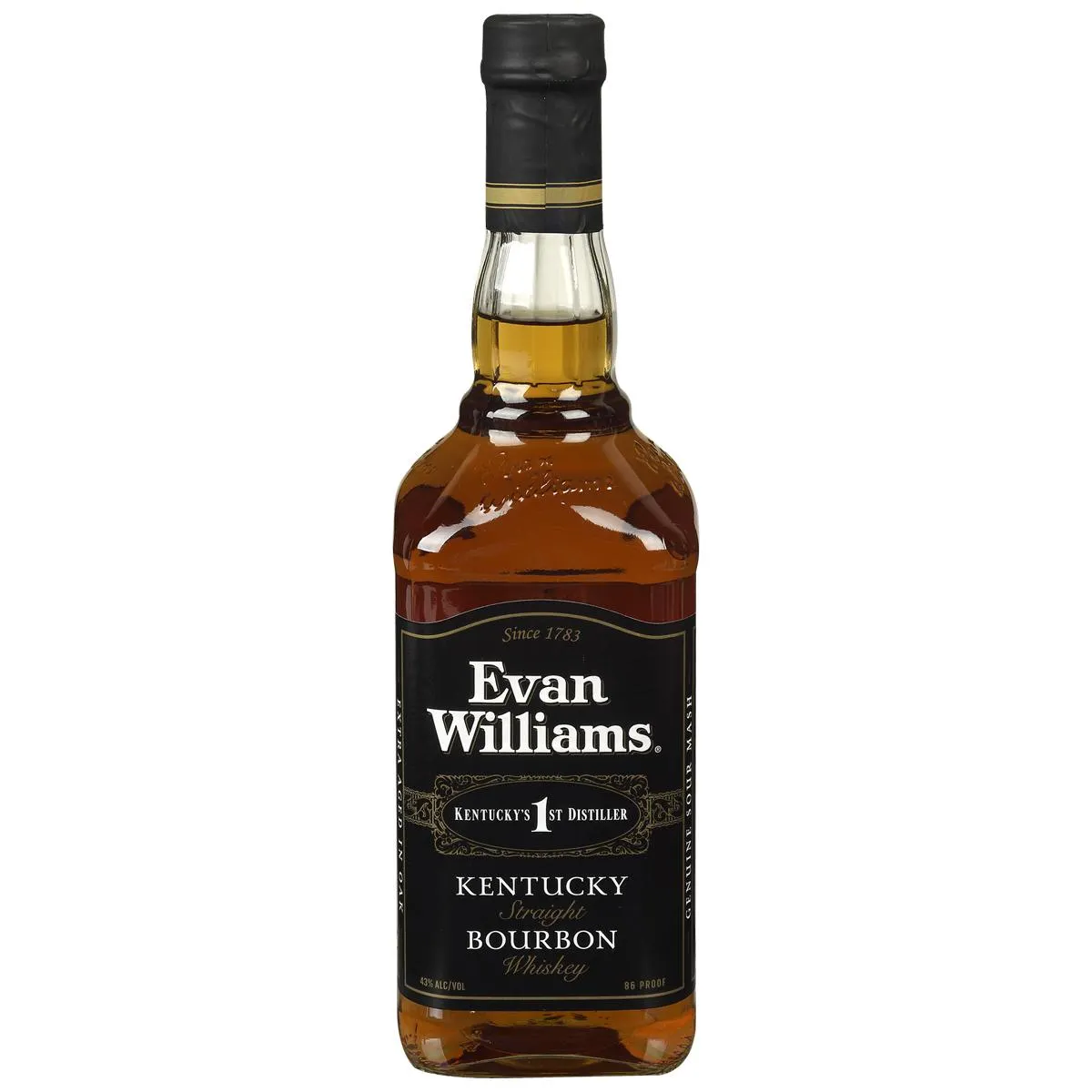 Whisky Bourbon Evan Williams 750ml
