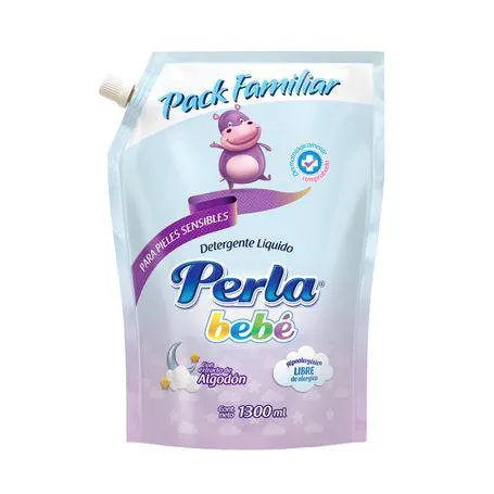 Detergente Líquido Perla Bebé 1300ml