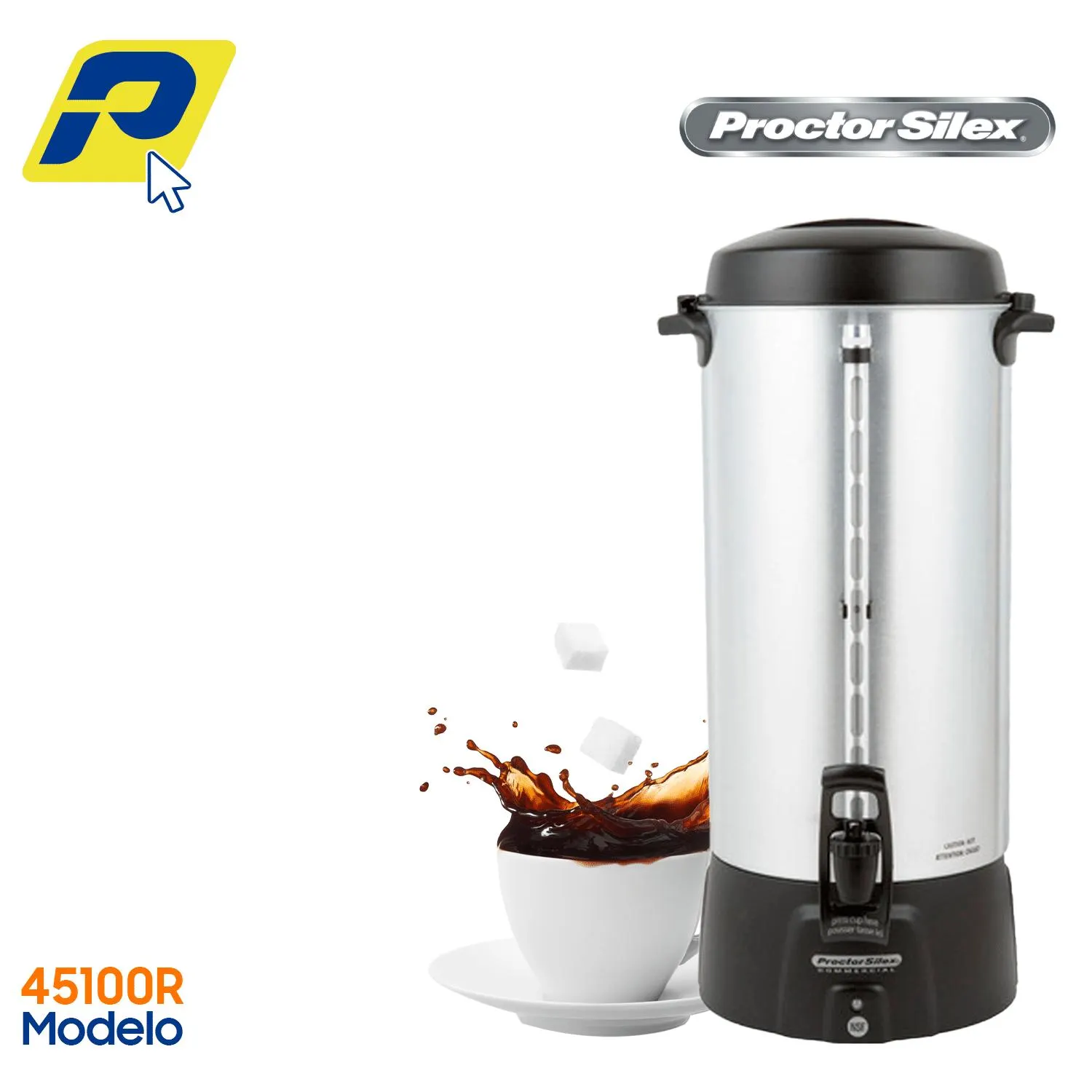 Cafetera Proctor Silex Urna Capacidad 100 Tazas