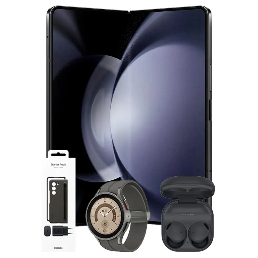 GALAXY Z FOLD 5 (1TB) + GALAXY WATCH 5 PRO 45MM + STARTER KIT + BUDS 2 PRO