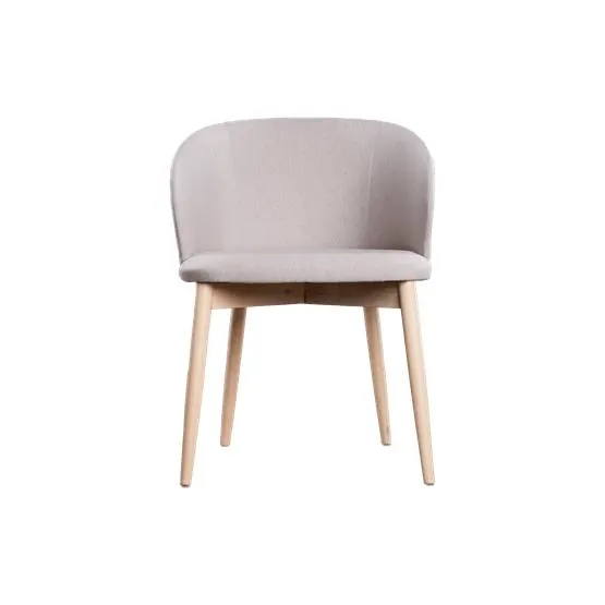 Silla de Comedor Chanel | Greige/Madera Claro