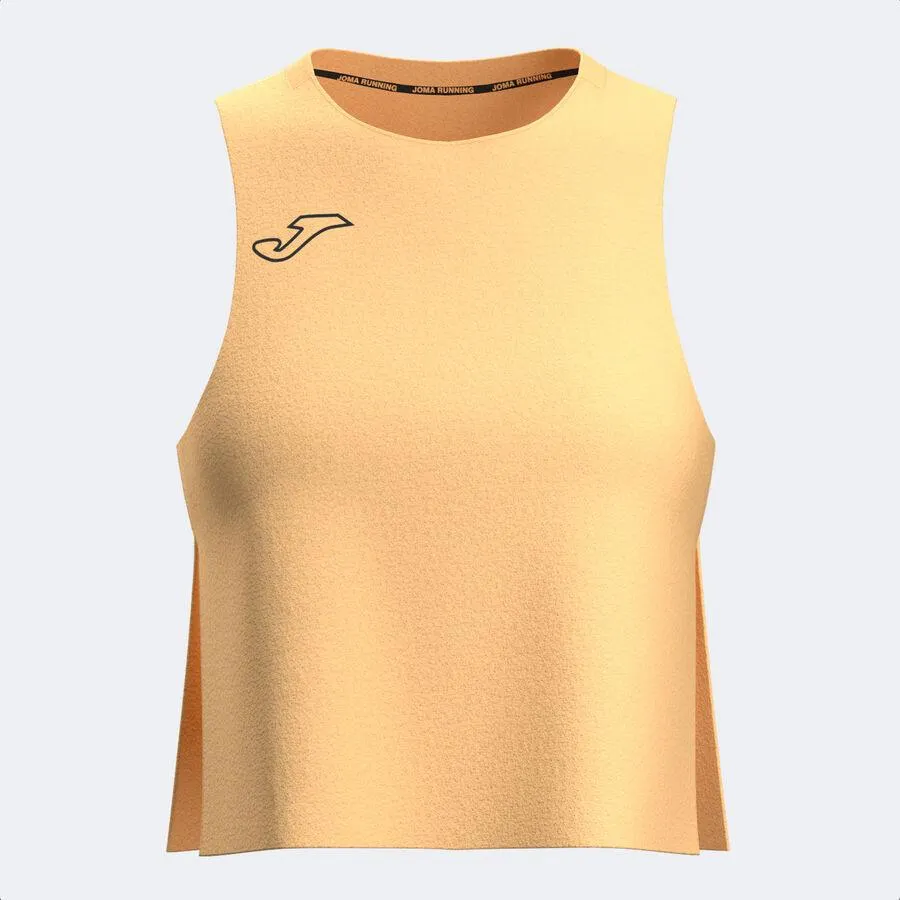 Camiseta sin mangas mujer R-City Ozone naranja saffron