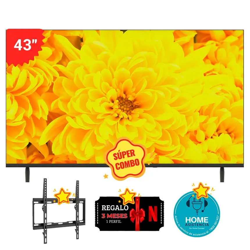 43" SMART LED FHD (IN-LED-43FHD-GTV-MO)