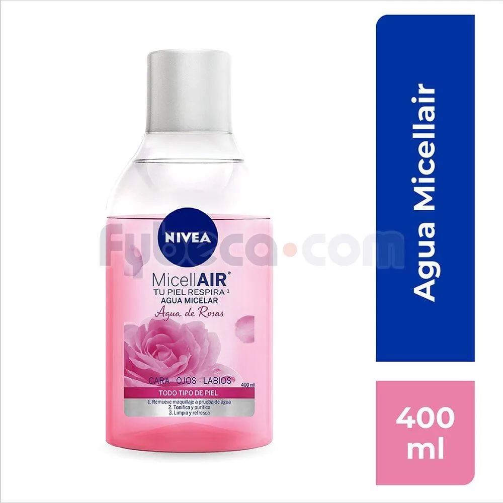 Agua Micelar Con Agua De Rosas 400 Ml Unidad