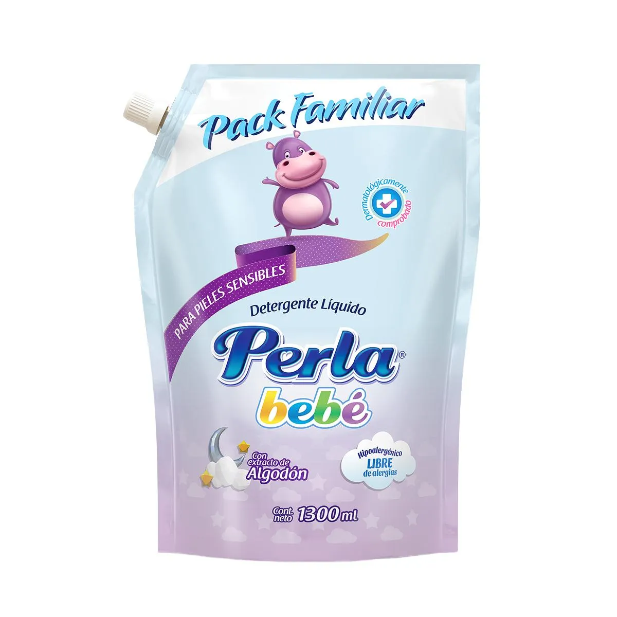 Detergente Líquido Perla Bebé 1.3L