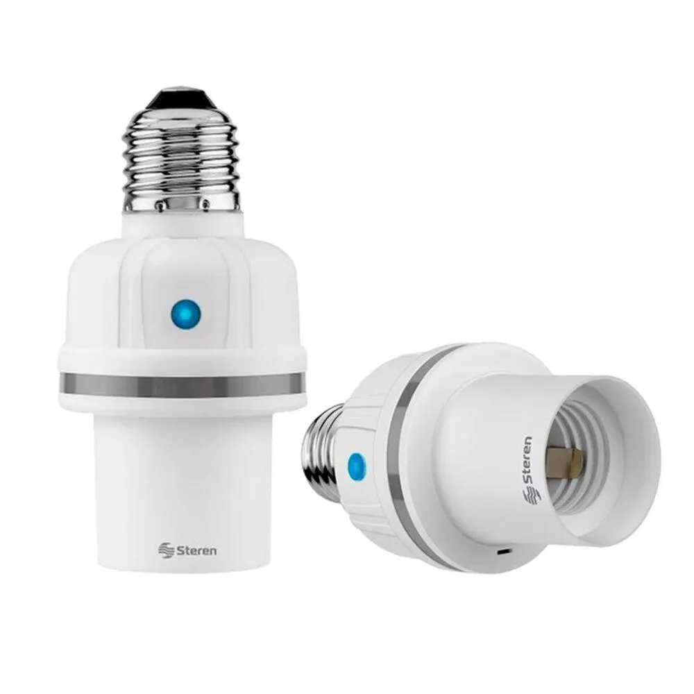 Socket para Focos LED Steren SHOME-125 P86396 | WIFI 100 WATTS Color Blanco
