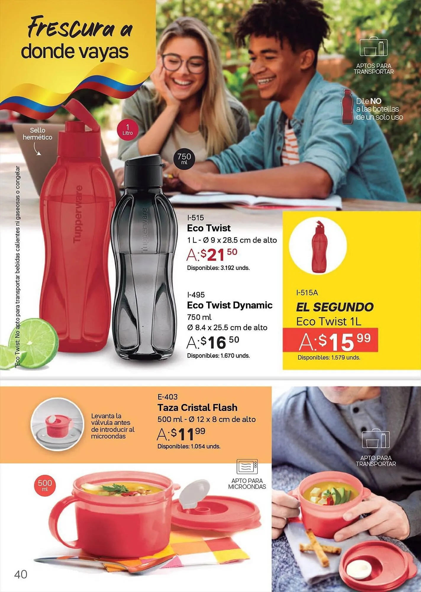 Catalogo de Catálogo Tupperware 10 de julio al 31 de julio 2023 - Pag 40