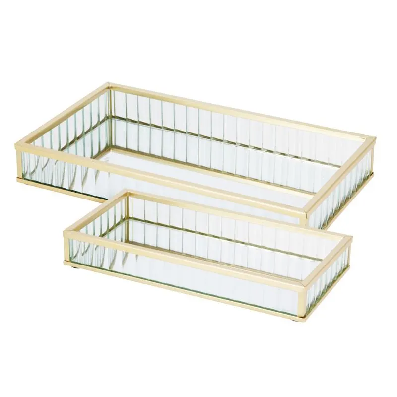 Bandeja de Vidrio en Set de 2 Piezas