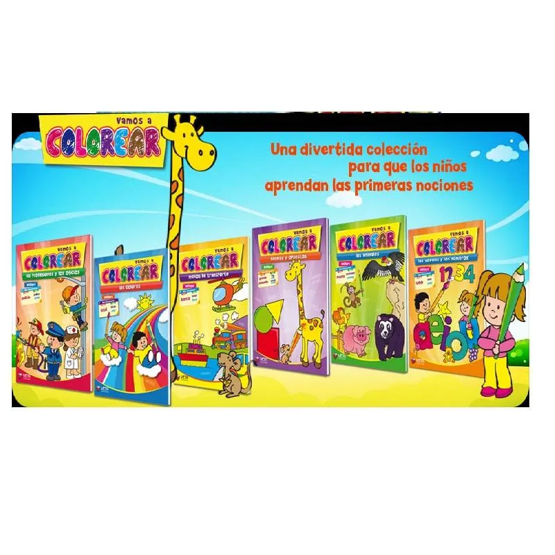 Coloreando Peques Con Pictogramas 6 Motivos