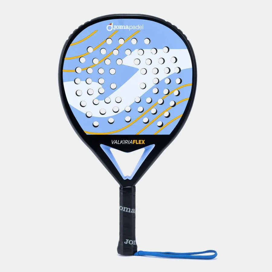 Pala de pádel Valkiria Flex azul blanco