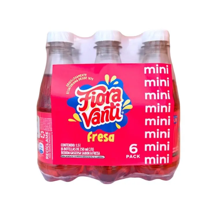 Gaseosa Sixpack Fiora 250ML