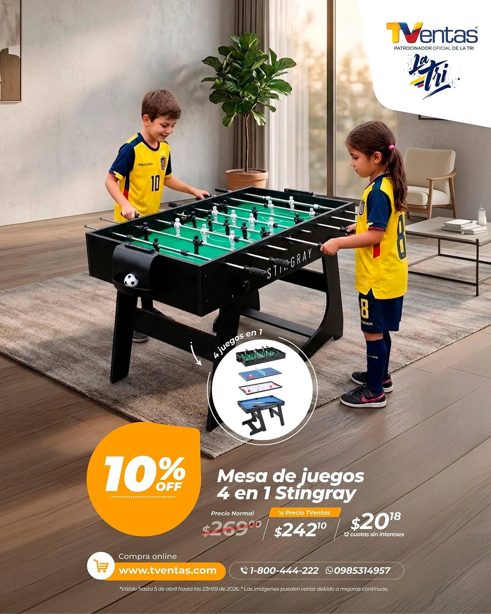 Catalogo de Catálogo TVentas 31 de marzo al 5 de abril 2026 - Pag 1