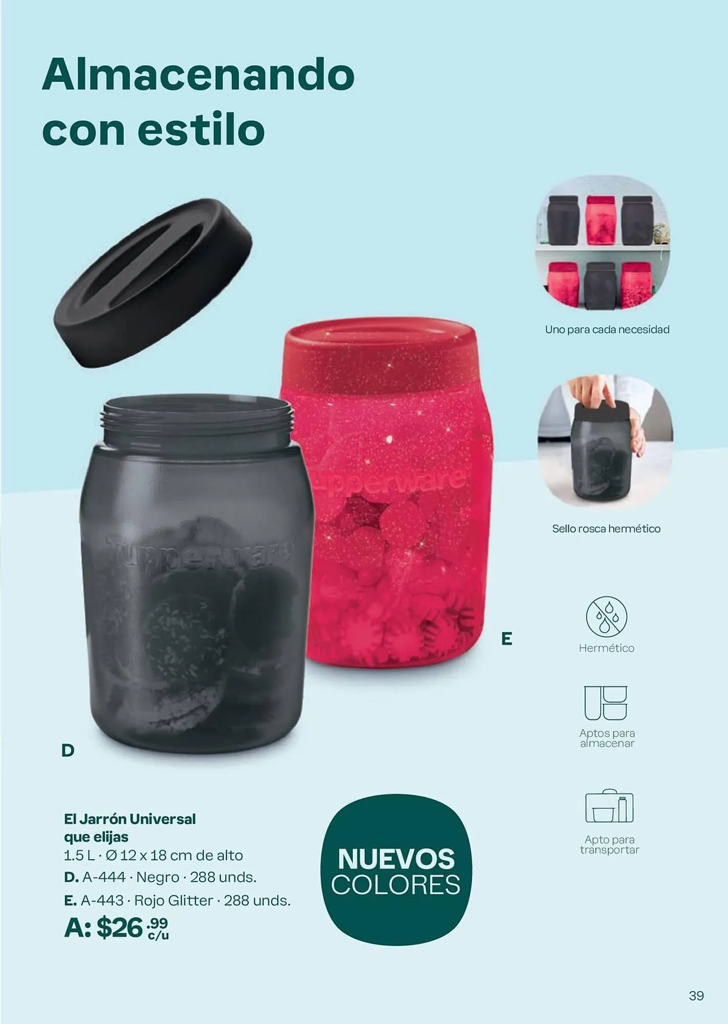 Catalogo de Catálogo Tupperware 30 de enero al 23 de febrero 2024 - Pag 39