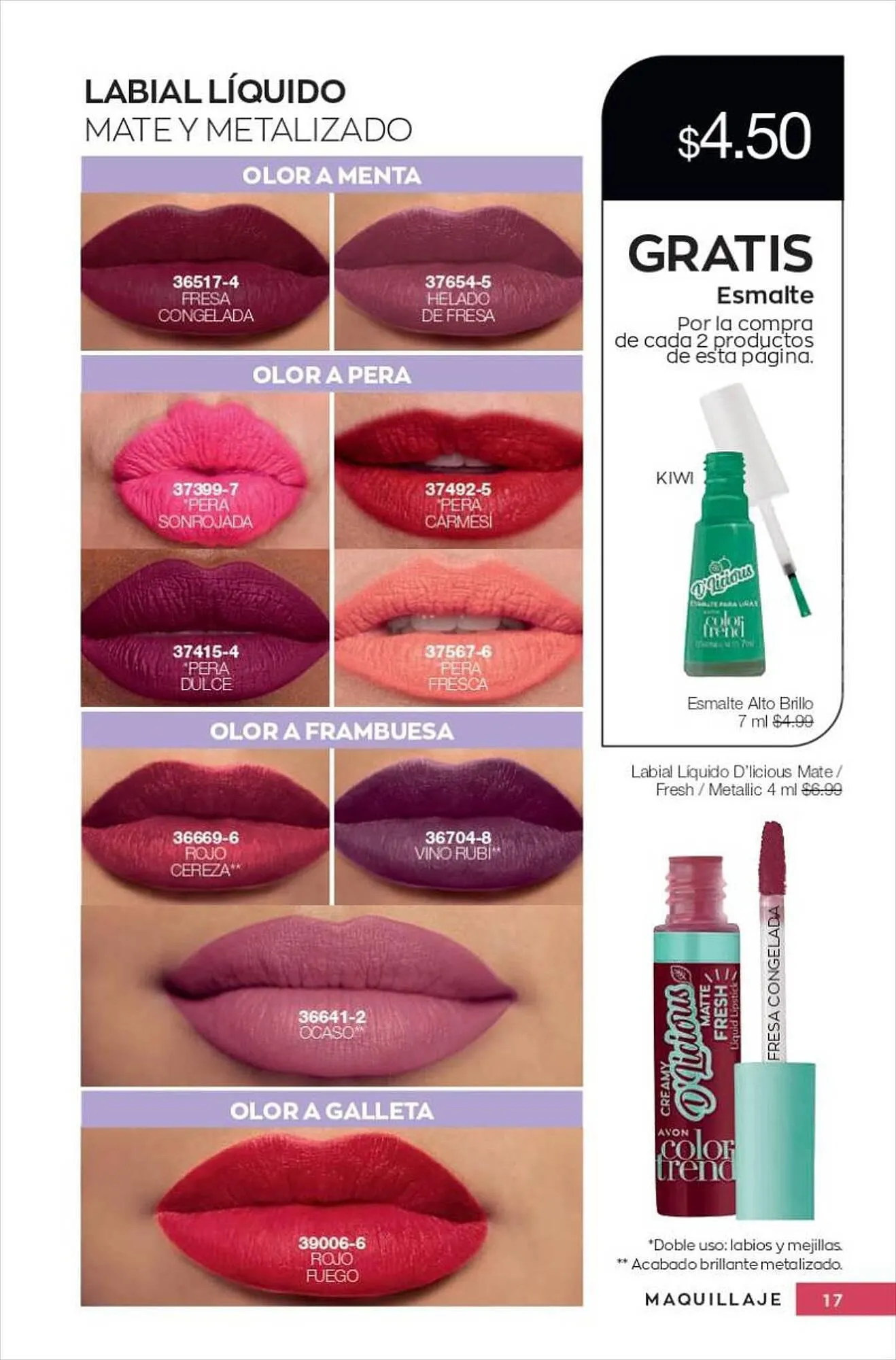 Catalogo de Catálogo AVON 31 de agosto al 2 de septiembre 2023 - Pag 17