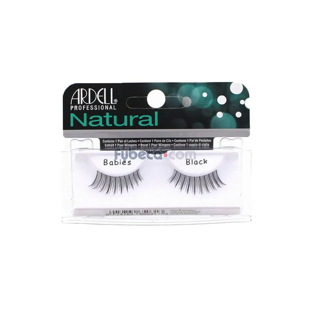 Pestañas Postizas Natural Babies Black 2 Unidades