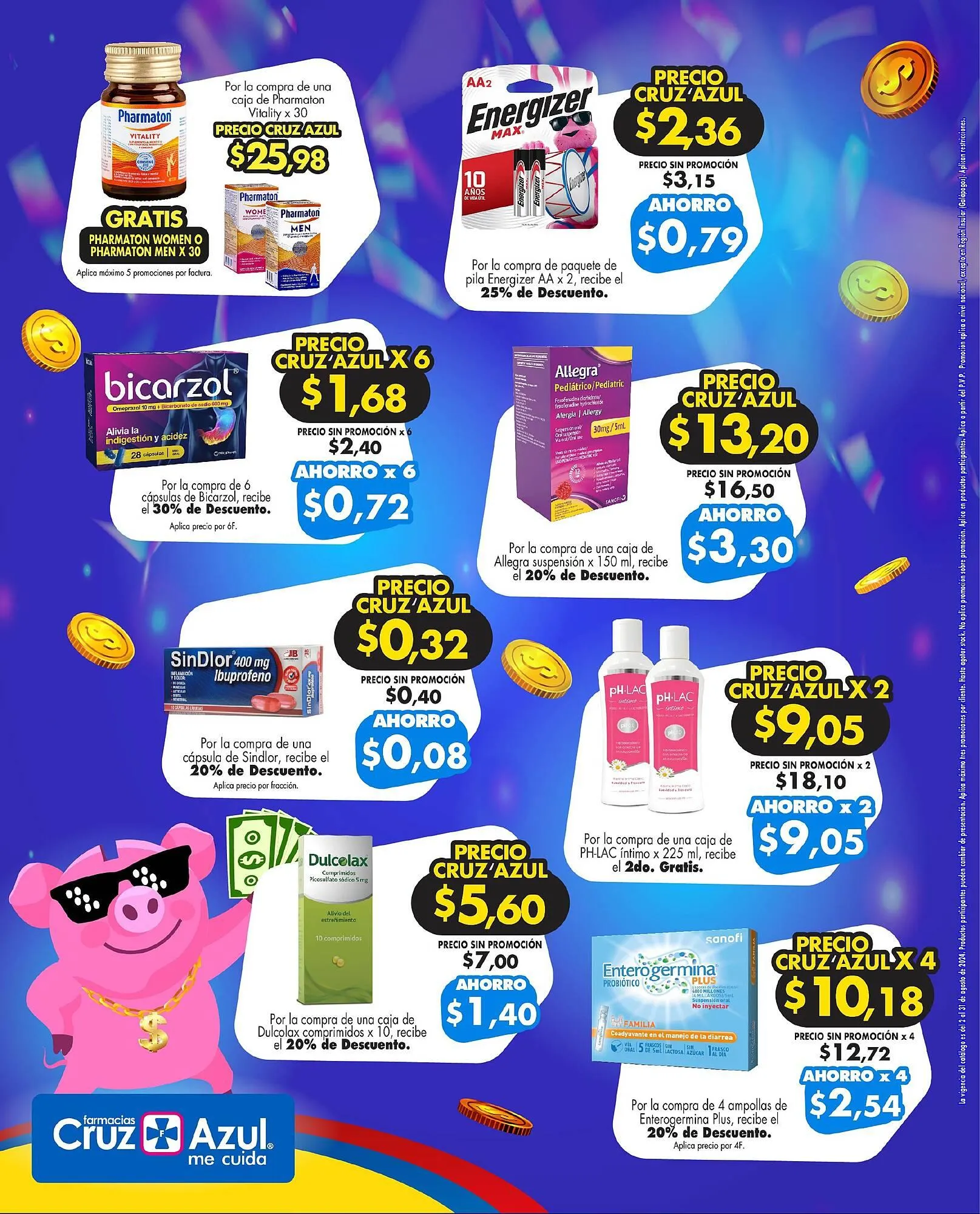 Catalogo de Catálogo Farmacias Cruz Azul 1 de agosto al 31 de agosto 2024 - Pag 2