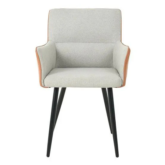 Silla De Comedor Anub | Bi Color Beige - Marrón - Beige / Marrón