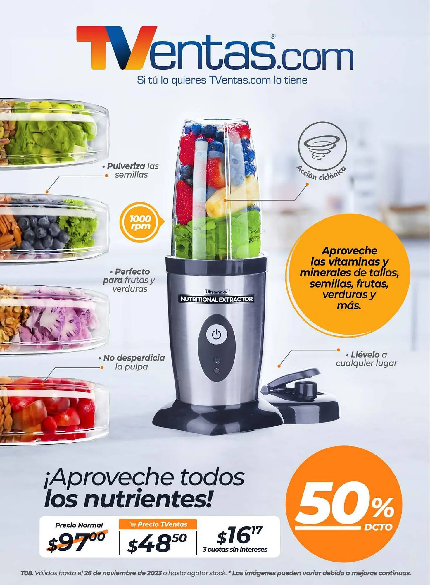 Catalogo de Catálogo TVentas 19 de noviembre al 26 de noviembre 2023 - Pag 1