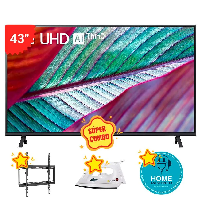 43" UR78 SMART LED 4K UHD THINQ AI (43UR7800PSB)