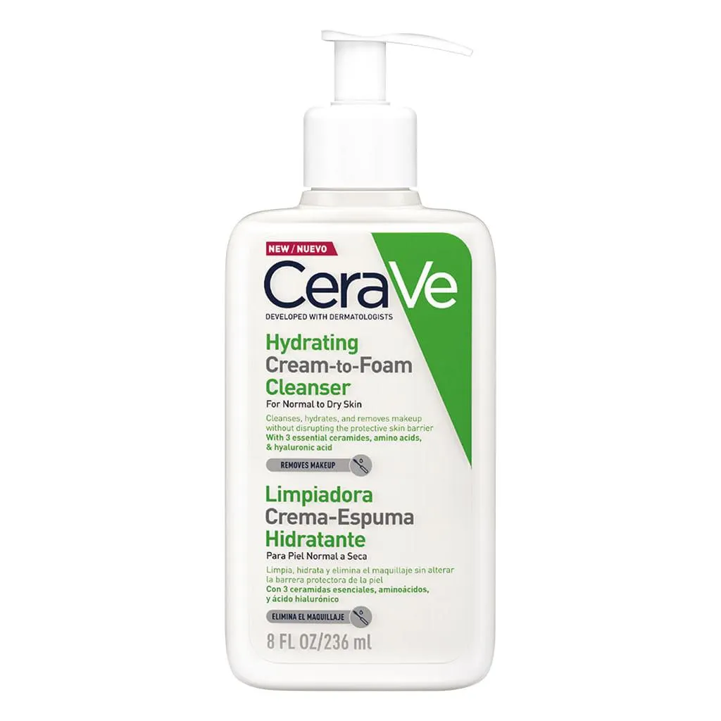 Cerave Crema Espuma Limpiadora Hidratante 236 ml