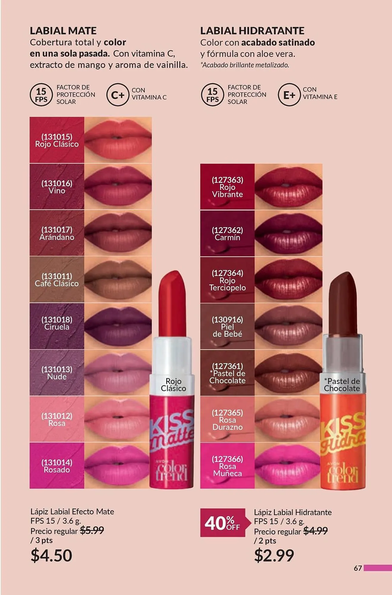 Catalogo de Catálogo AVON 20 de diciembre al 8 de febrero 2025 - Pag 67