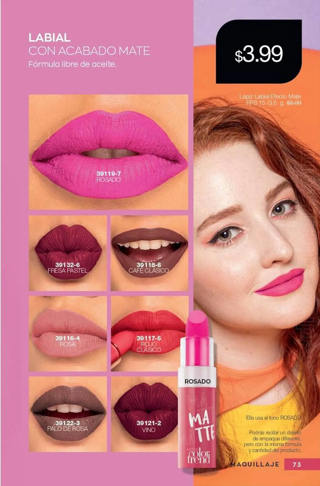 Catalogo de Catálogo AVON 31 de agosto al 2 de septiembre 2023 - Pag 73