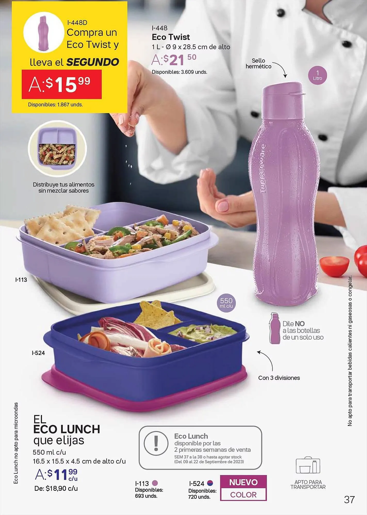 Catalogo de Catálogo Tupperware 5 de septiembre al 10 de septiembre 2023 - Pag 37