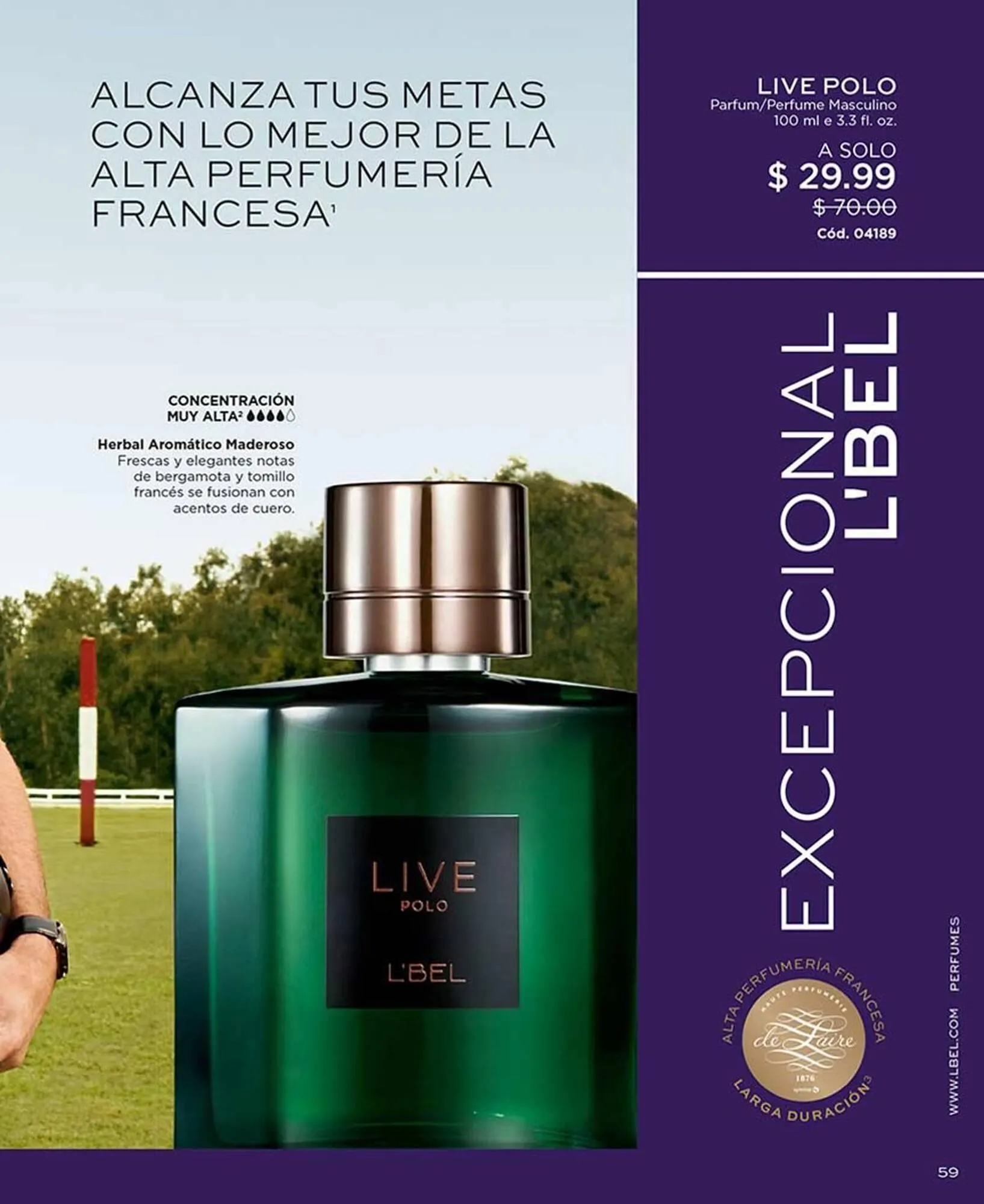 Catalogo de Catálogo L'bel 14 de abril al 10 de mayo 2026 - Pag 59