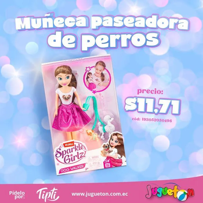 Muñeca paseadora de perros - 1