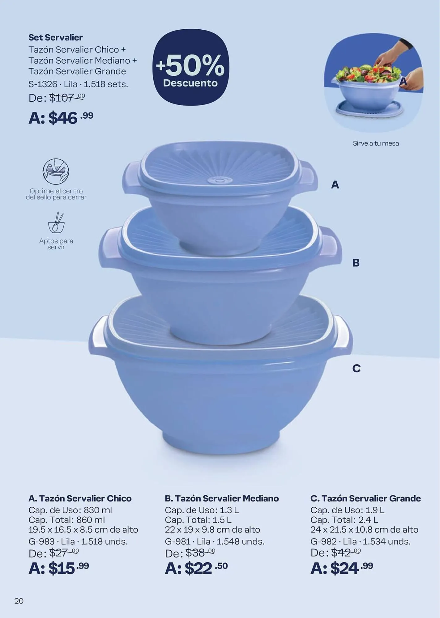 Catalogo de Catálogo Tupperware 30 de enero al 23 de febrero 2024 - Pag 20